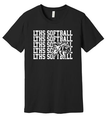 Lebanon Trail Softball - Repeat - Bella+Canvas Short Sleeve