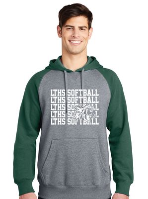 Lebanon Trail Softball - Repeat - Raglan Hoodie