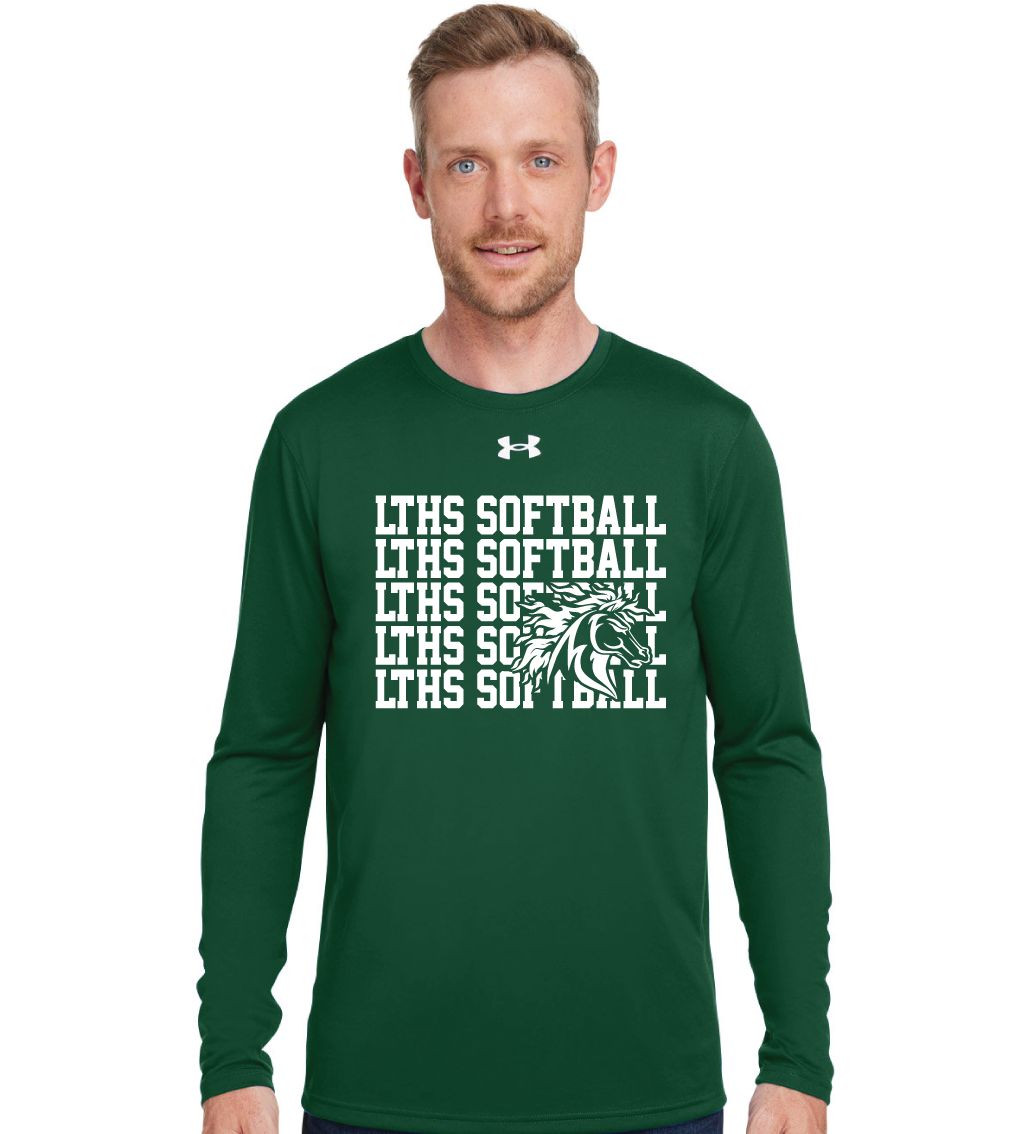 Lebanon Trail Softball - Repeat - Under Armour Men&#39;s Team Tech Long Sleeve