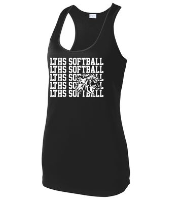 Lebanon Trail Softball - Repeat - Dri-Fit Racerback Tank
