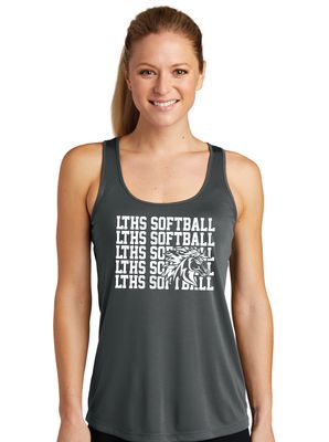 Lebanon Trail Softball - Repeat - Dri-Fit Racerback Tank