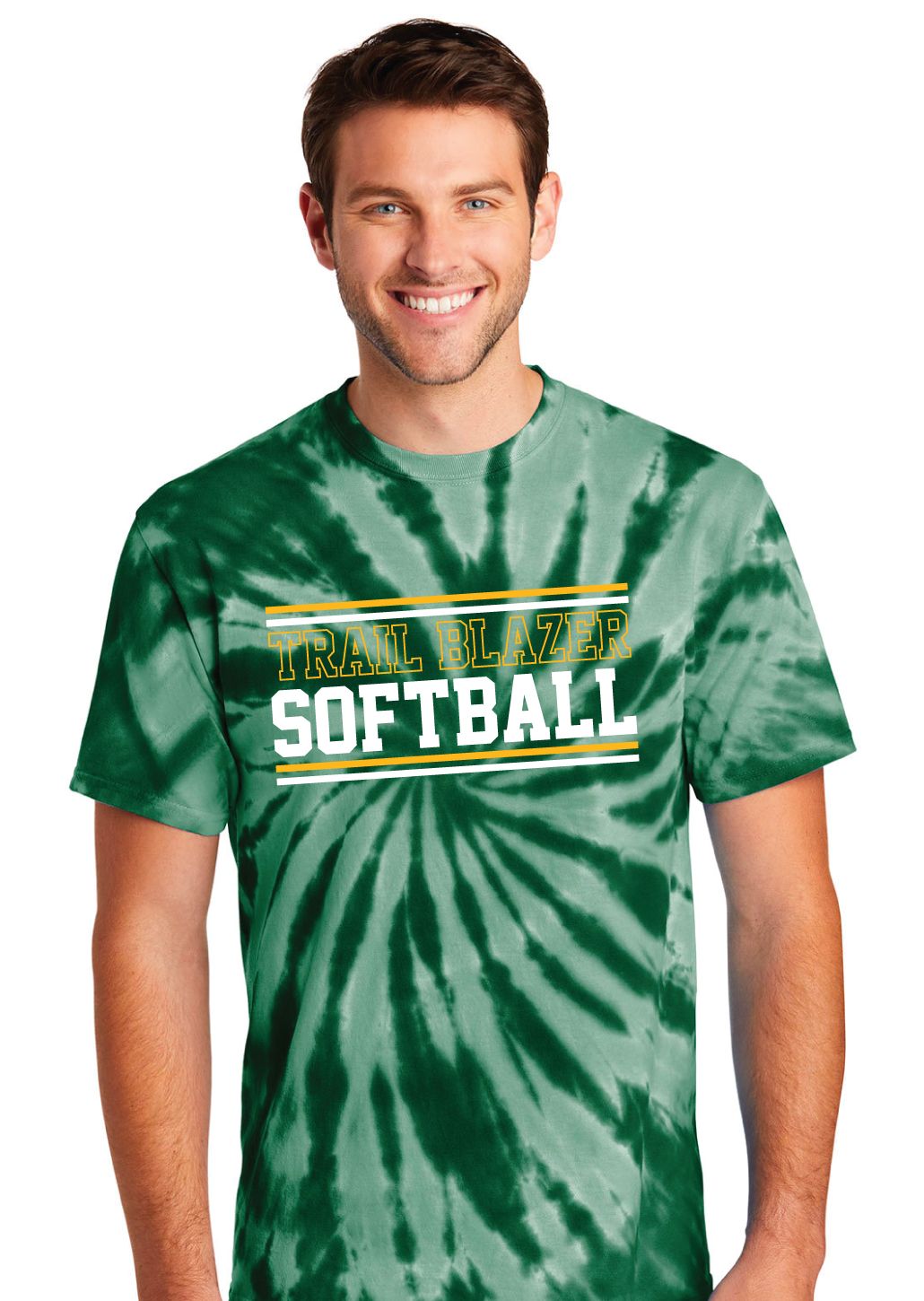 Lebanon Trail Softball - Stripes - Tie Dye Short Sleeve