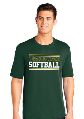 Lebanon Trail Softball - Stripes - Dri-Fit Short Sleeve