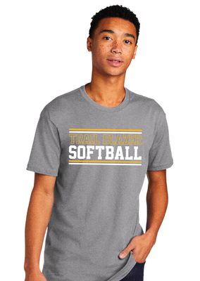 Lebanon Trail Softball - Stripes - Next Level Short Sleeve