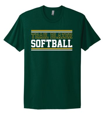 Lebanon Trail Softball - Stripes - Next Level Short Sleeve