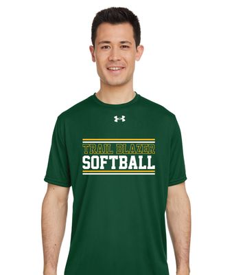 Lebanon Trail Softball - Stripes - Under Armour Men&#39;s Team Tech Short Sleeve