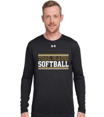 Lebanon Trail Softball - Stripes - Under Armour Men&#39;s Team Tech Long Sleeve