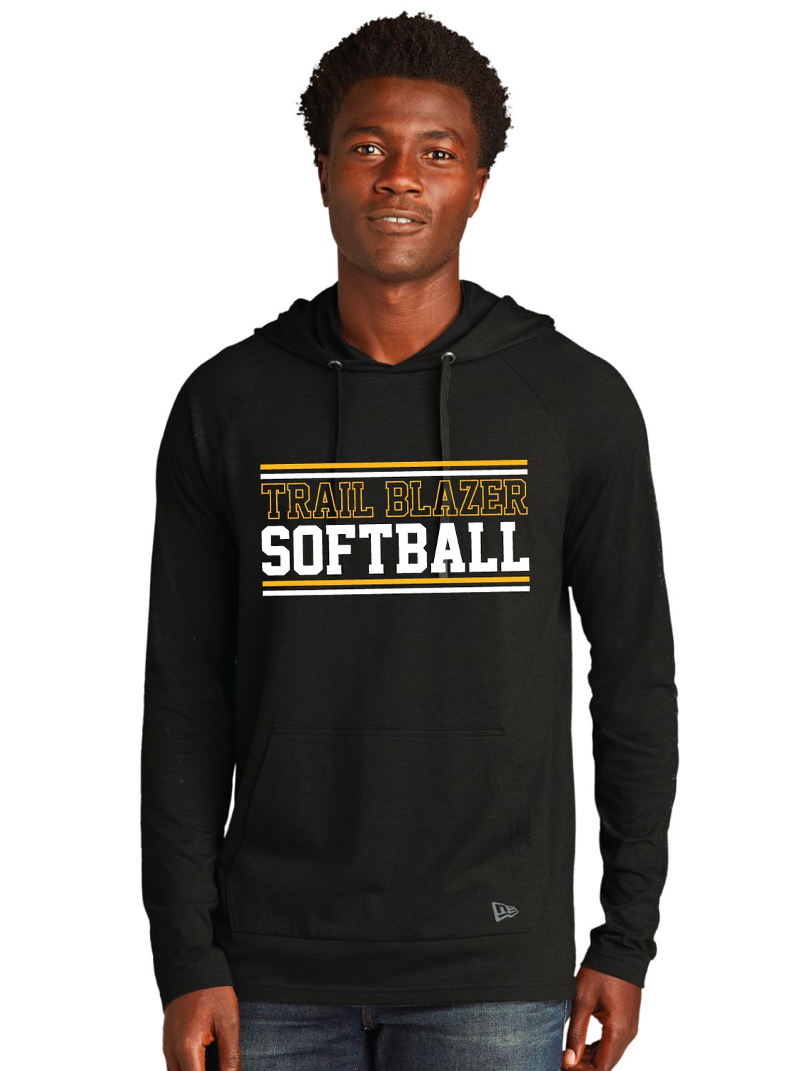 Lebanon Trail Softball - Stripes - Tri Blend Hoodie