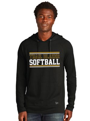 Lebanon Trail Softball - Stripes - Tri Blend Hoodie