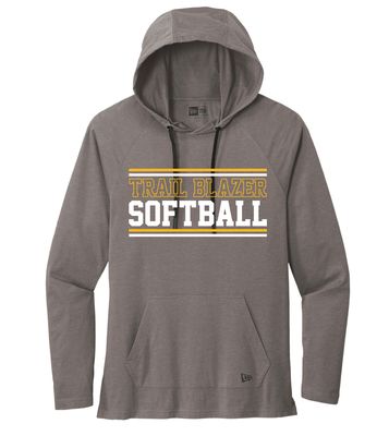 Lebanon Trail Softball - Stripes - Tri Blend Hoodie