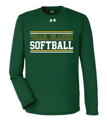 Lebanon Trail Softball - Stripes - Under Armour Men's Team Tech Long Sleeve