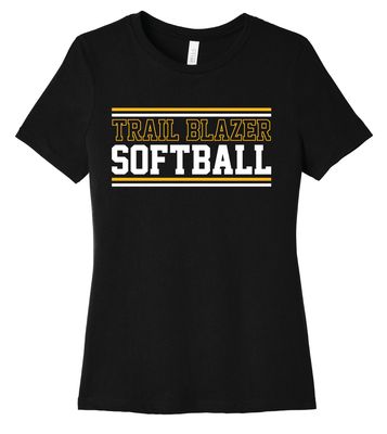 Lebanon Trail Softball - Stripes - Bella+Canvas Ladies