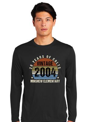 Minshew Colts - Vintage - Dri-Fit Long Sleeve