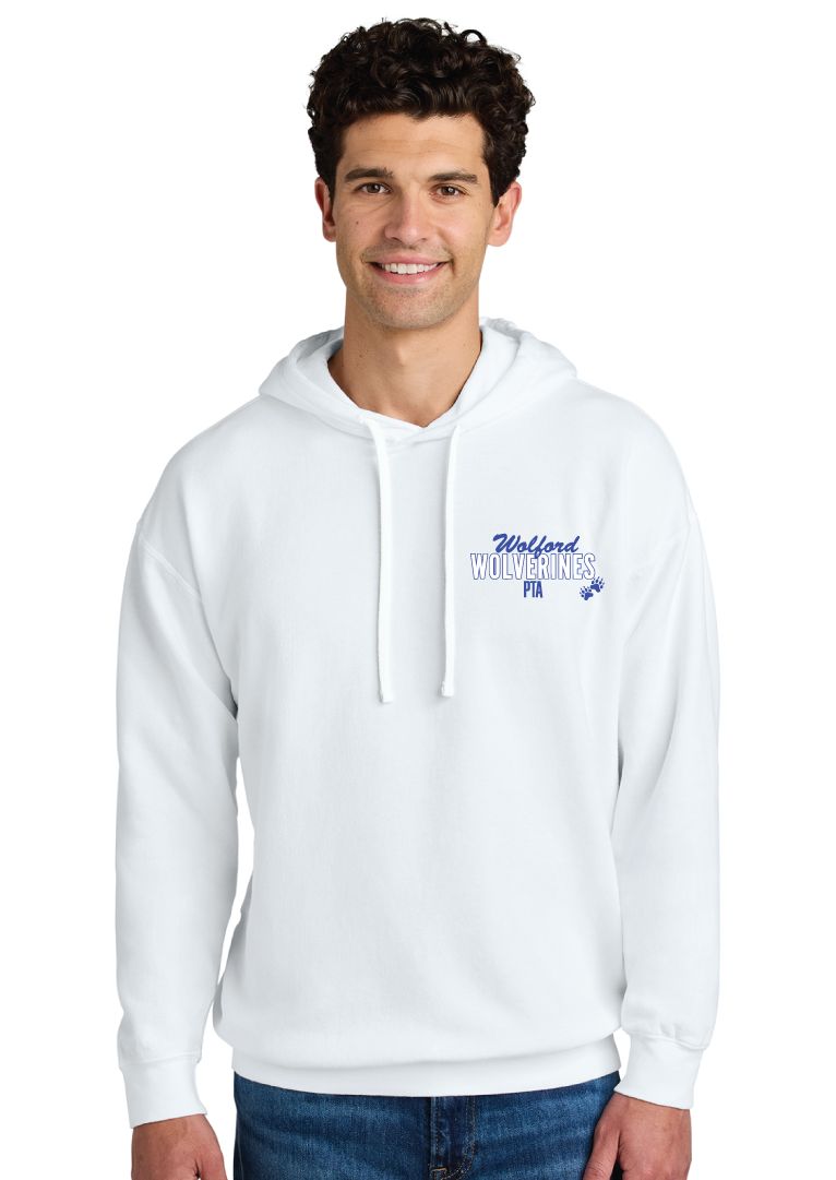 Wolford Wolverines - PTA - Comfort Colors Hoodie