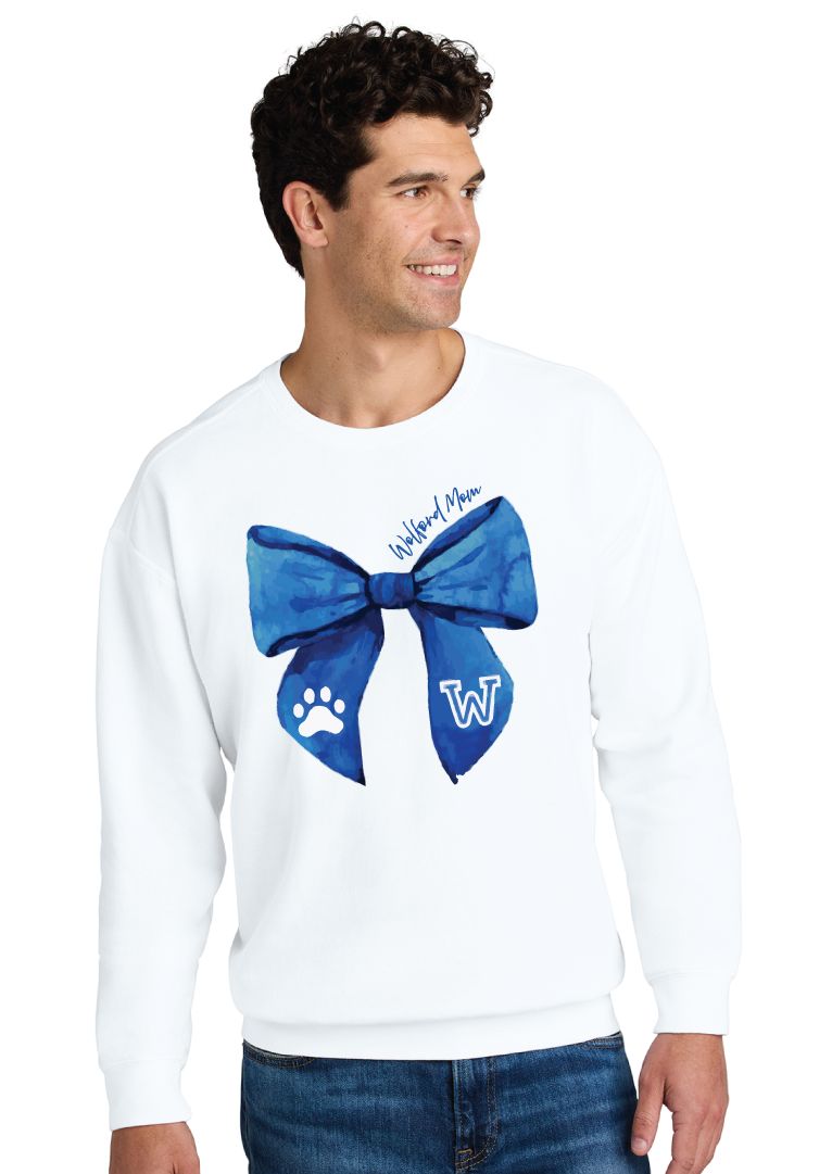 Wolford Wolverines - Mom - Comfort Colors Crew Sweatshirt