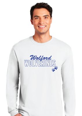 Wolford Wolverines - Script Block - Long Sleeve