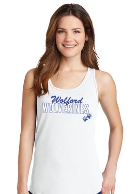 Wolford Wolverines - Script Block - Cotton Tank