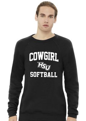HSU Softball - Varsity - Bella+Canvas Crew Sweatshirt