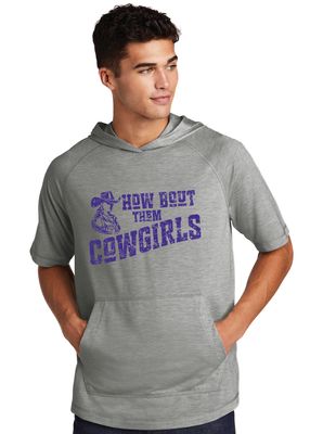 HSU Softball - How Bout - Short Sleeve Hoodie