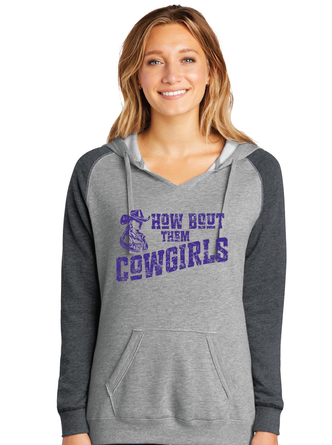 HSU Softball - How Bout - Lightweight Raglan Hoodie