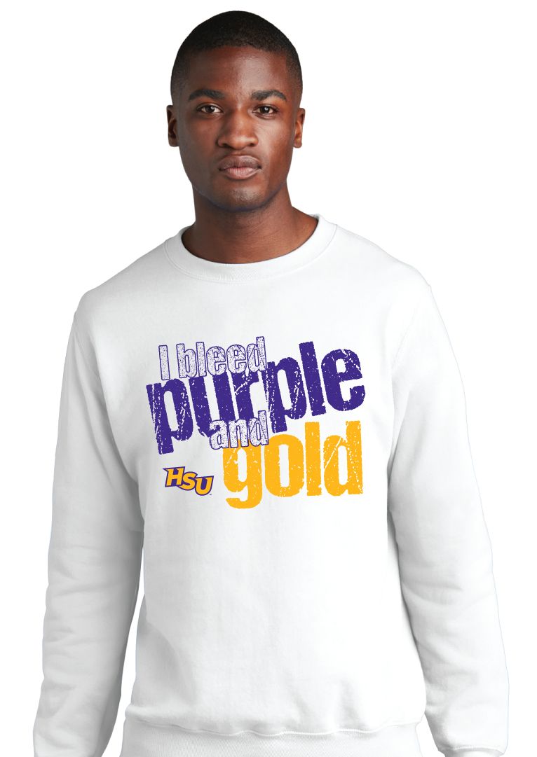 HSU Softball - I Bleed - Crew Sweatshirt