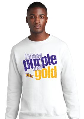 HSU Softball - I Bleed - Crew Sweatshirt