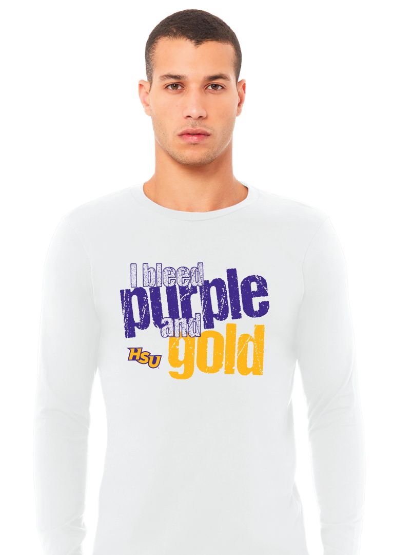 HSU Softball - I Bleed - Bella+Canvas Long Sleeve