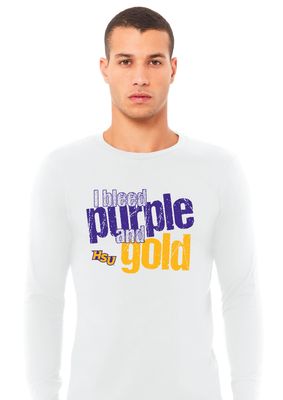 HSU Softball - I Bleed - Bella+Canvas Long Sleeve