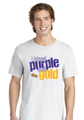 HSU Softball - I Bleed - Comfort Colors Short Sleeve