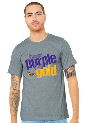 HSU Softball - I Bleed - Bella+Canvas Short Sleeve