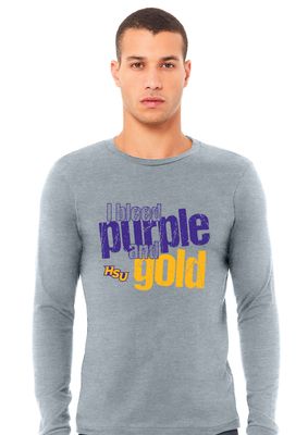 HSU Softball - I Bleed - Bella+Canvas Long Sleeve