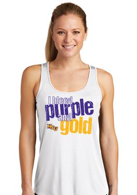 HSU Softball - I Bleed - Dri-Fit Racerback Tank