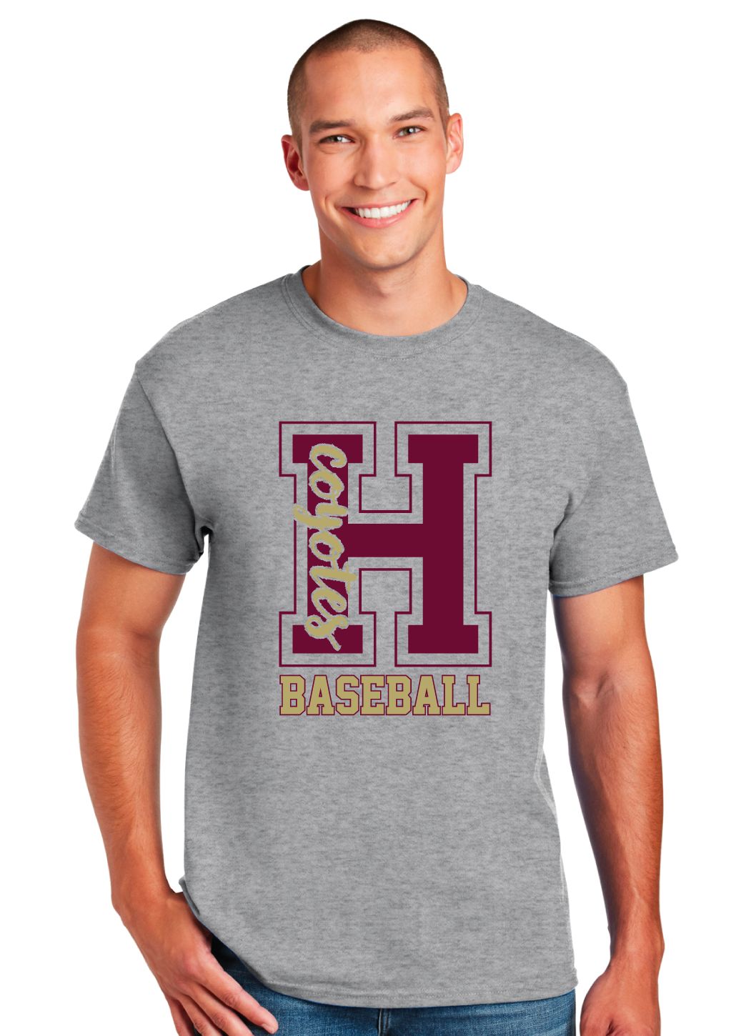 Heritage Coyotes Baseball - Big H - Short Sleeve