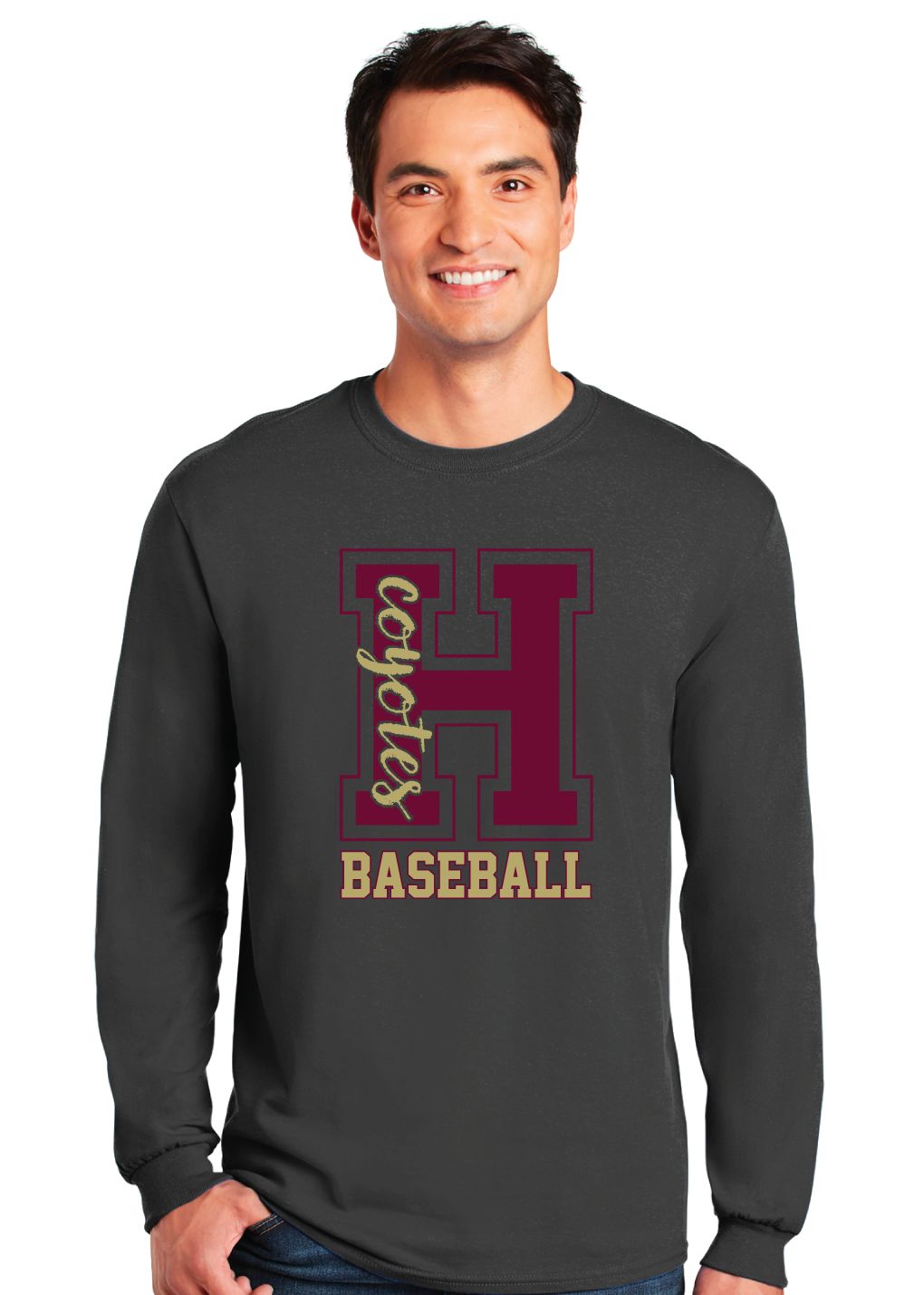 Heritage Coyotes Baseball - Big H - Long Sleeve