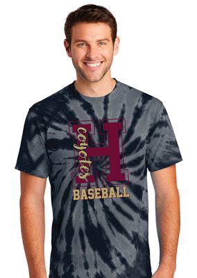 Heritage Coyotes Baseball - Big H - Tie Dye Short Sleeve