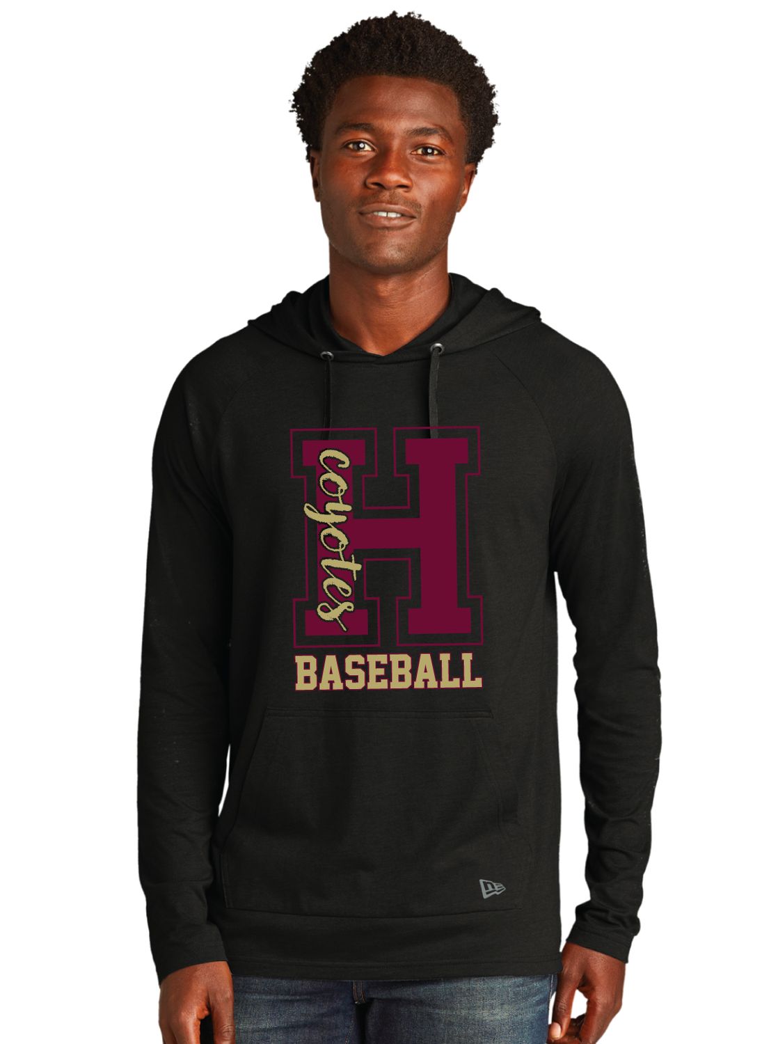 Heritage Coyotes Baseball - Big H - Tri Blend Hoodie