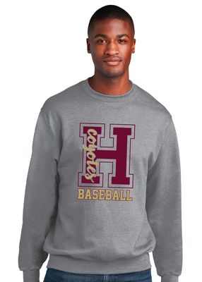 Heritage Coyotes Baseball - Big H - Crew Sweatshirt