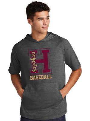 Heritage Coyotes Baseball - Big H - Short Sleeve Hoodie