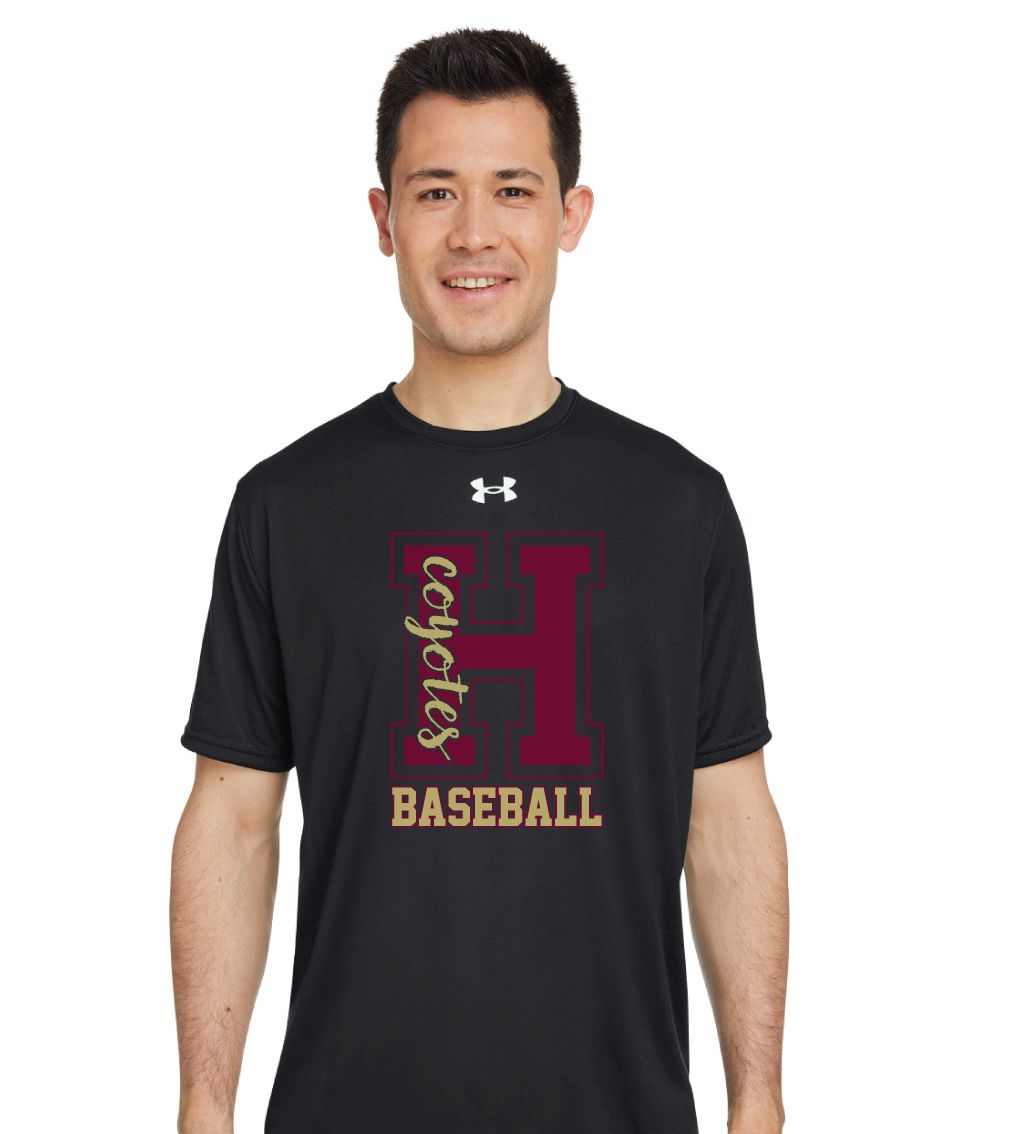 Heritage Coyotes Baseball - Big H - Under Armour Team Tech Short Sleeve