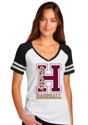 Heritage Coyotes Baseball - Big H - Game V-Neck