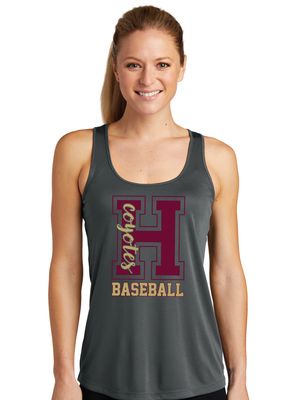 Heritage Coyotes Baseball - Big H - Dri-Fit Racerback Tank
