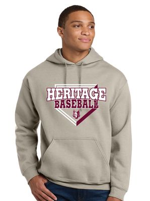 Heritage Coyotes Baseball - Home Plate - Hoodie