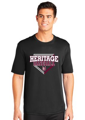 Heritage Coyotes Baseball - Home Plate - Dri-Fit Short Sleeve
