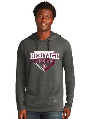 Heritage Coyotes Baseball - Home Plate - Tri Blend Hoodie
