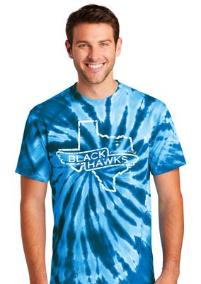 Boyd Blackhawks - Texas - Tie Dye Short Sleeve