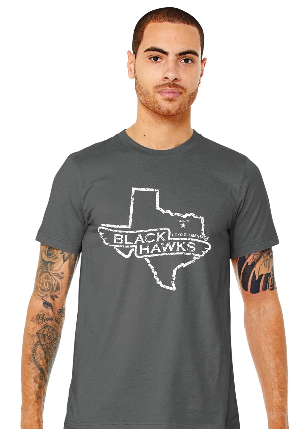 Boyd Blackhawks - Texas - Bella+Canvas Short Sleeve