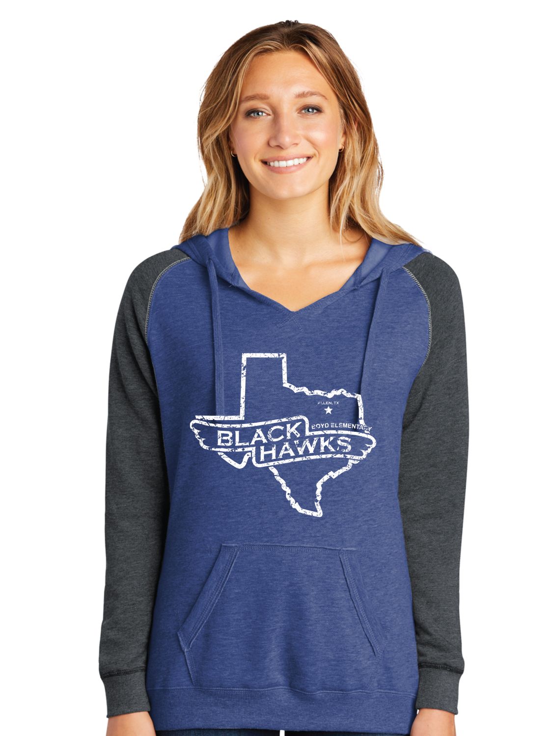 Boyd Blackhawks - Texas - Lightweight Raglan Hoodie