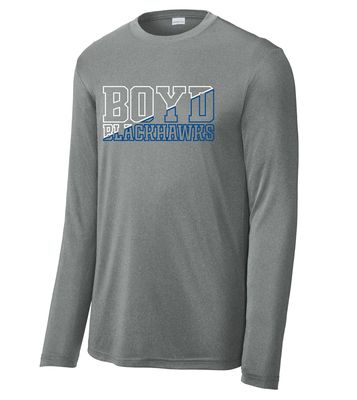 Boyd Blackhawks - Diagonal - Dri-Fit Long Sleeve