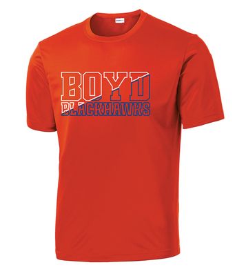 Boyd Blackhawks - Diagonal - Dri-Fit Short Sleeve