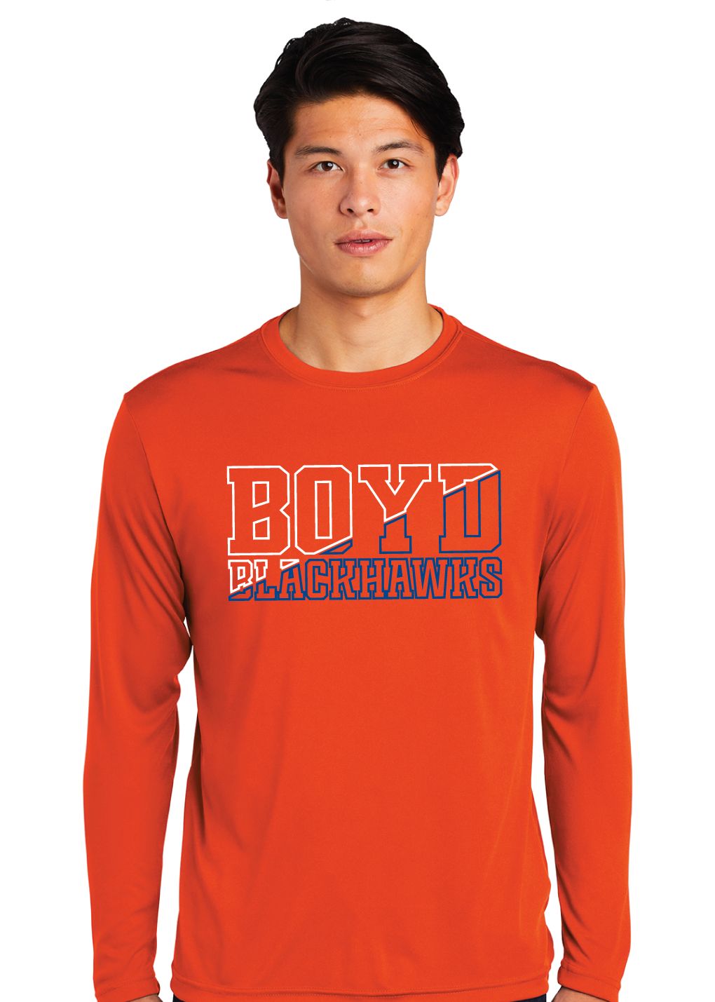 Boyd Blackhawks - Diagonal - Dri-Fit Long Sleeve